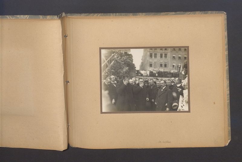 Album z uroczystości poświęcenia Kamienia węgielnego pod budowę ratusza w Kaliszu 17.10.1920