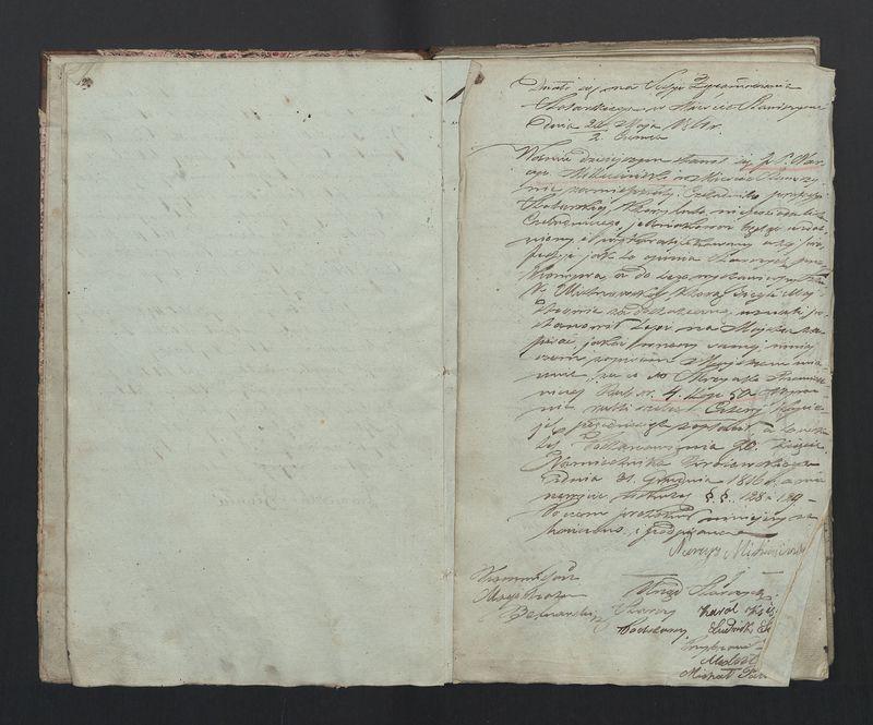 Książka protokołów Zgromadzenia Stolarskiego od 1841 r.