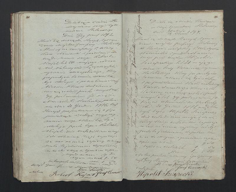 Książka protokołów Zgromadzenia Stolarskiego od 1841 r.