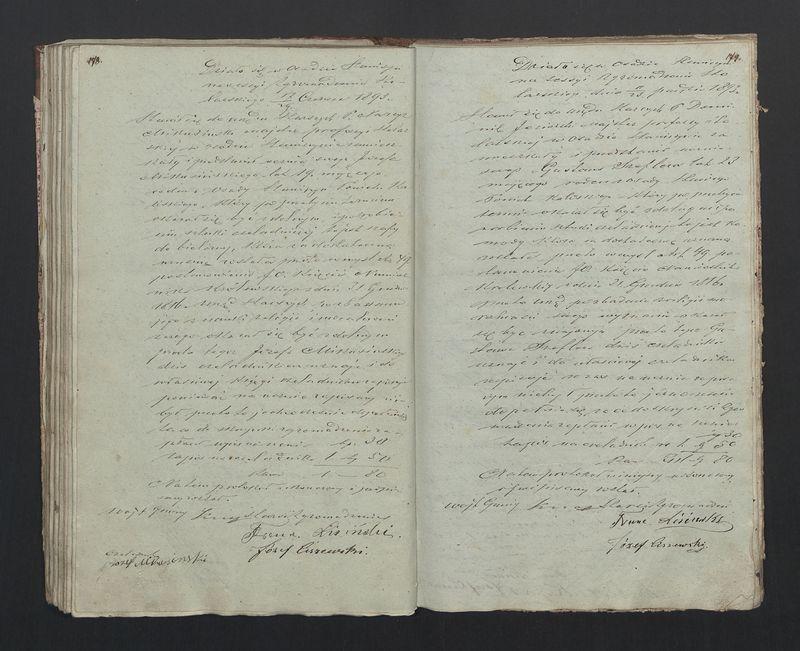 Książka protokołów Zgromadzenia Stolarskiego od 1841 r.