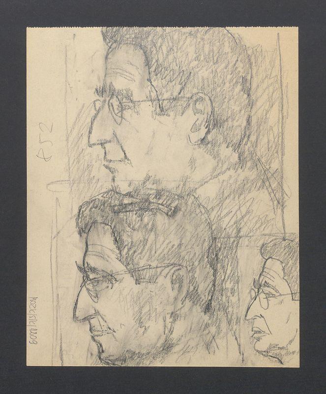 Chłopcy w mundurach, dwie głowy