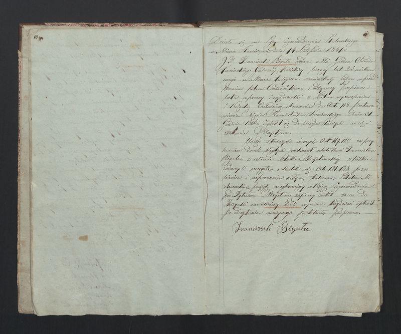 Książka protokołów Zgromadzenia Stolarskiego od 1841 r.