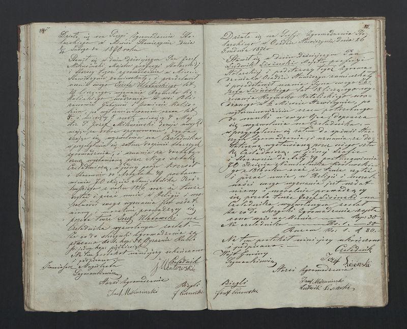 Książka protokołów Zgromadzenia Stolarskiego od 1841 r.