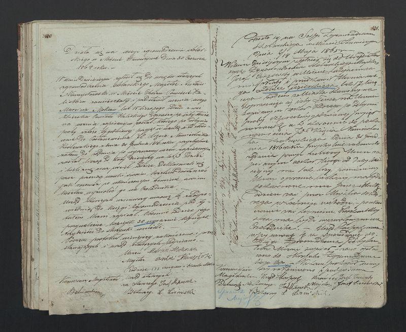 Książka protokołów Zgromadzenia Stolarskiego od 1841 r.