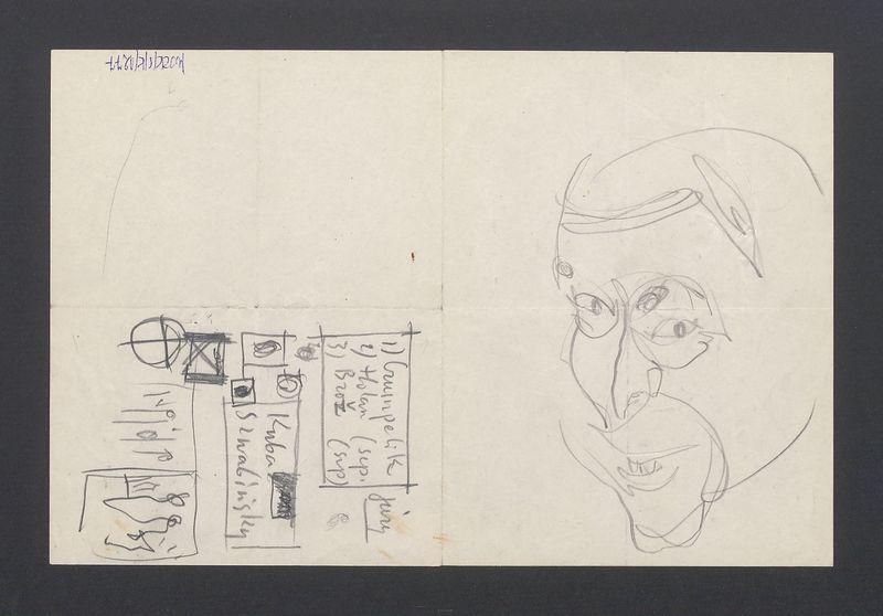 Studium głowy męskiej