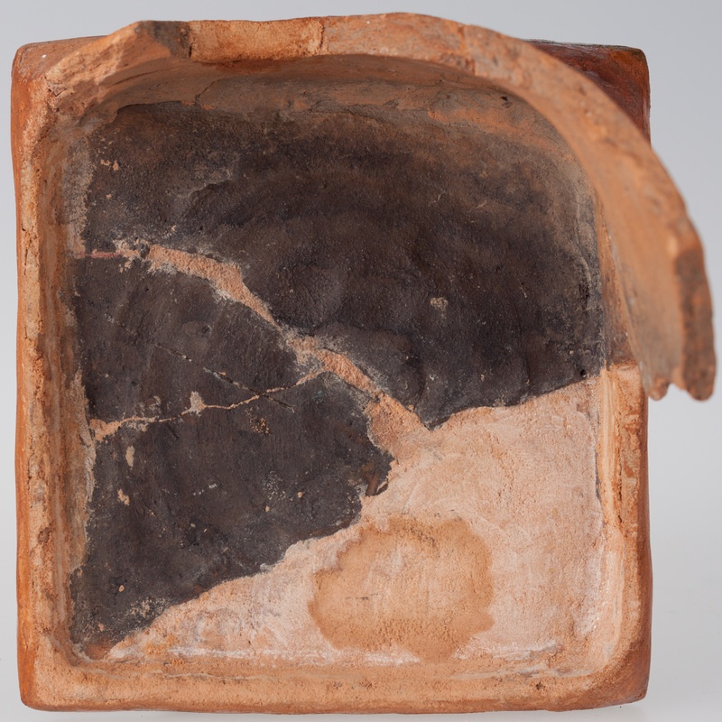 Kafel ze św. Jerzym walczącym ze smokiem