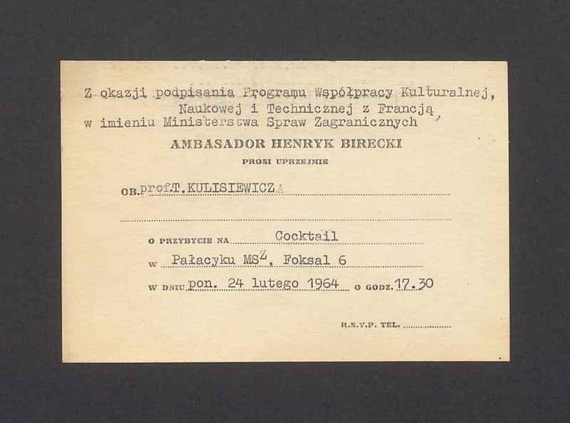 Zaproszenie na Cocktail