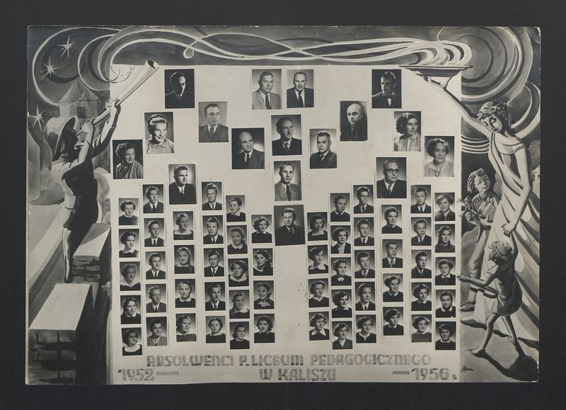 Absolwenci Liceum Pedagogicznego w Kaliszu rocznik 1952-1956 