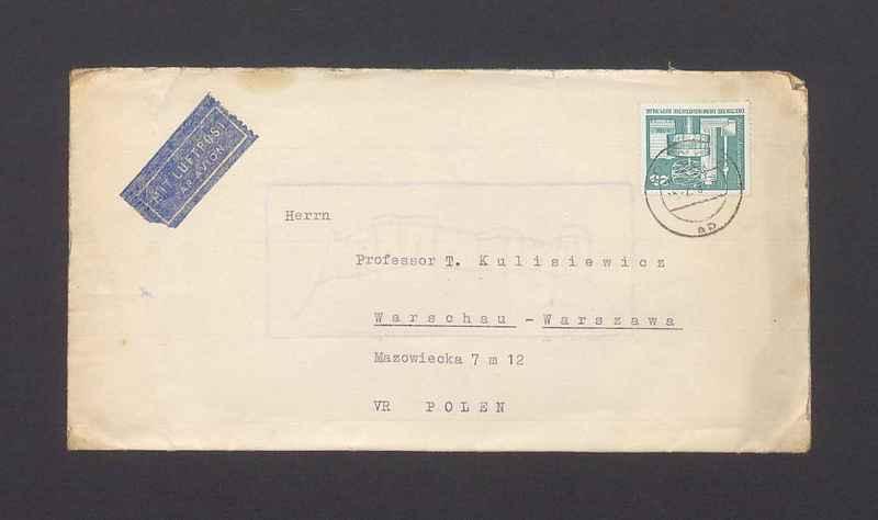 Koprerta, adr. Herrn Tadeusz Kulisiewicz