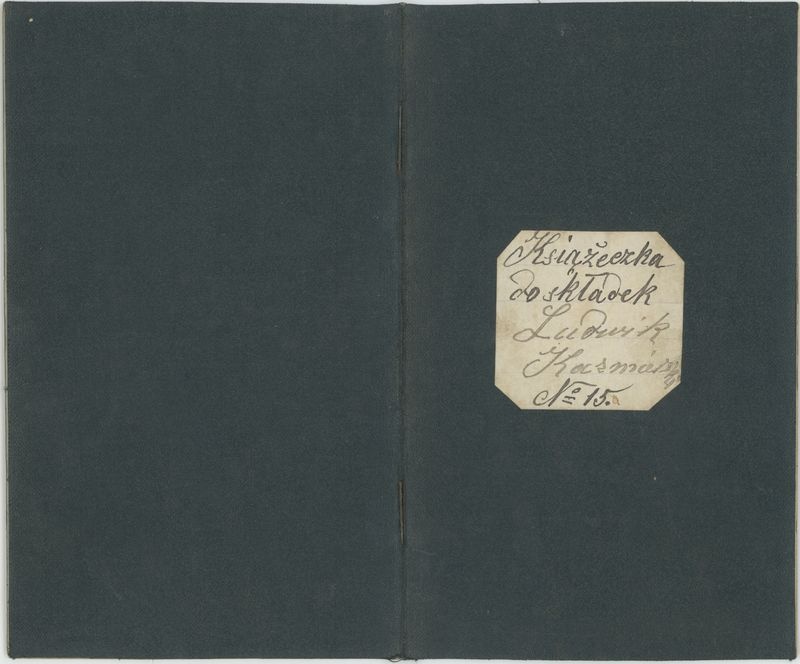 Książeczka składek cechu kowalskiego