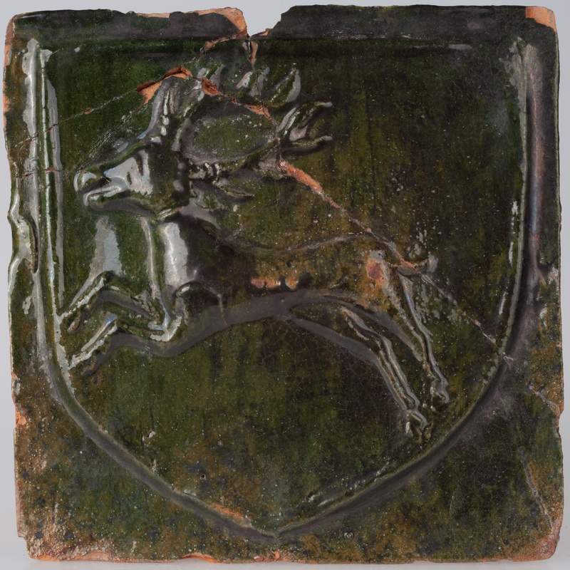 Kafel z herbem Brochwin