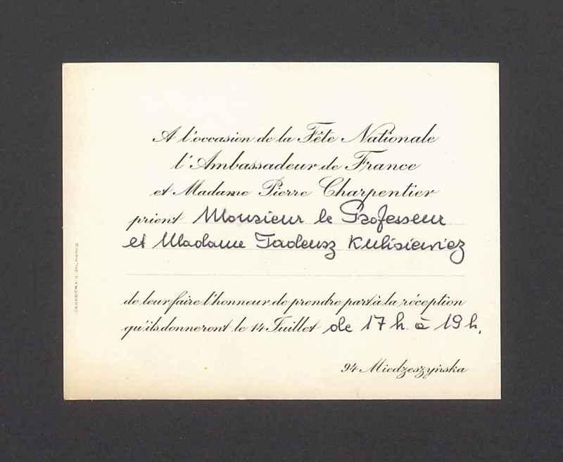 L'Ambassadeur de France et Madame Pierre Charpentier