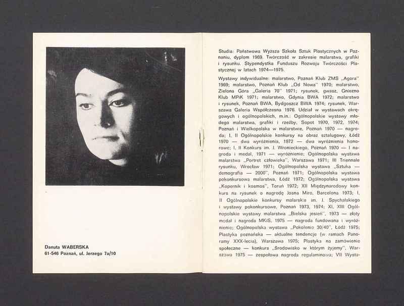 Zaproszenie na wystawę malarstwa Danuty Waberskiej