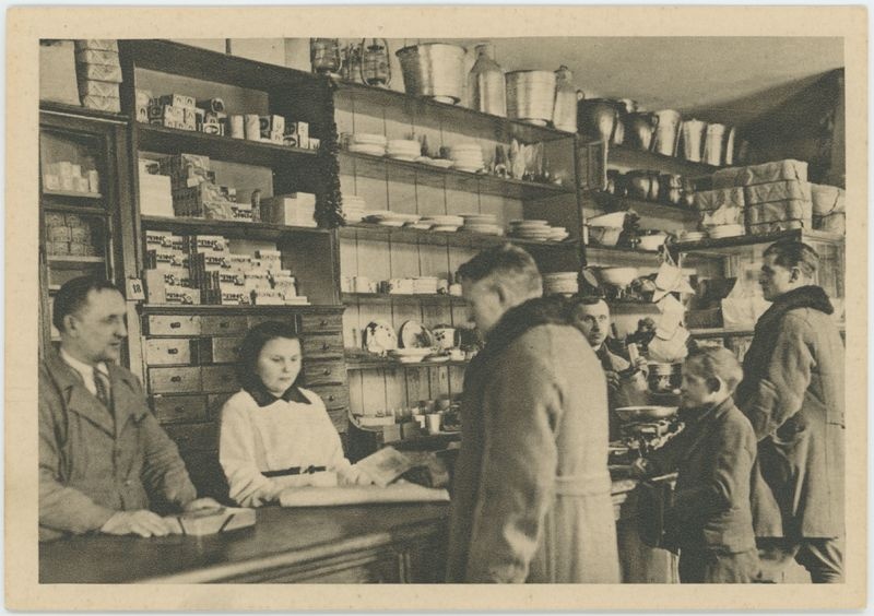 Wnętrze Spółdzielni Rolniczo-Handlowej w Liskowie