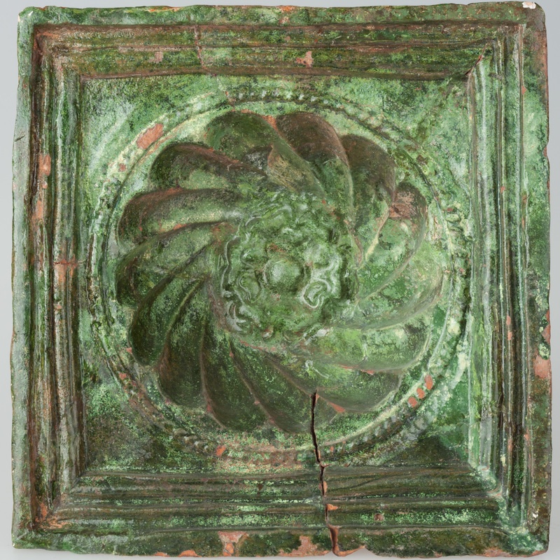 Kafel z wirującą rozetą