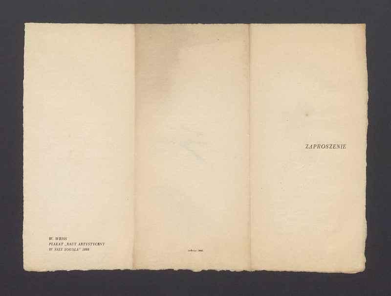 Zaproszenie na otwarcie wystawy plakatu "Od Młodej Polski do naszych dni"