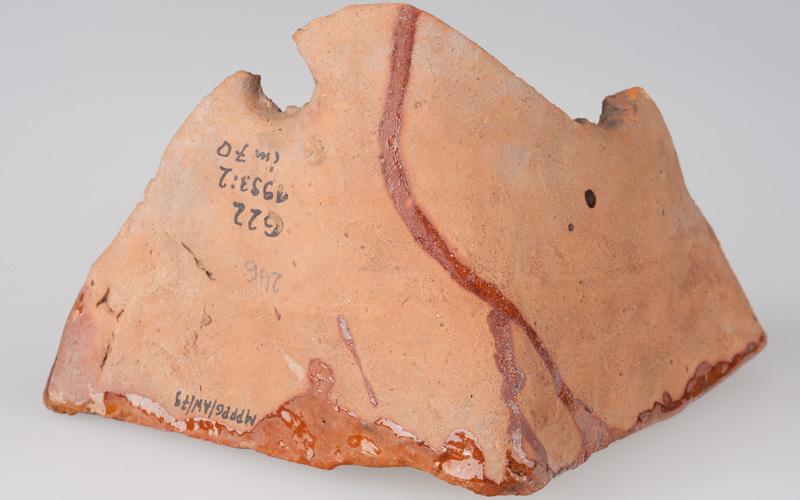 Kafel z wyobrażeniem labiryntu minotaura lub diabła