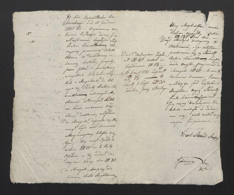 Prośba o przyjęcie w grono majstrów Cechu Bednarskiego w Stawiszynie