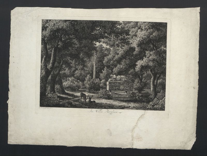 Park przy willi Borghese