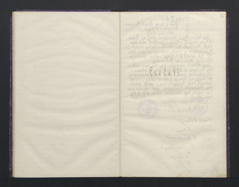 Księga wyzwolin mistrzów i czeladników cechu Stelmachowskiego w Stawiszynie