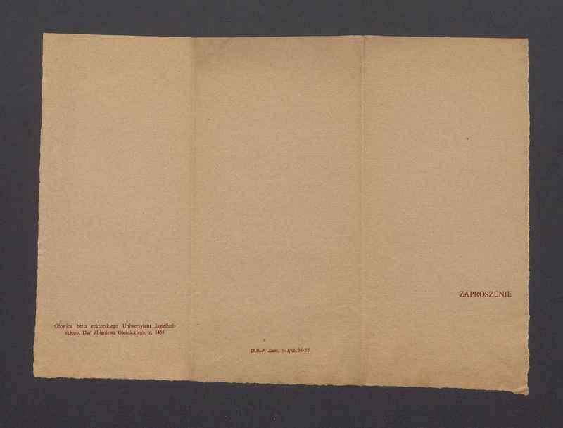 Zaproszenie na wystawę dzieł sztuki obrazujących rozwój kultury artystycznej w Polsce od XI do XIX w.