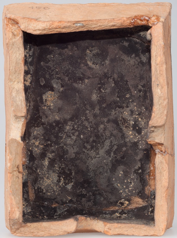 Kafel ze sceną kuszenia Chrystusa