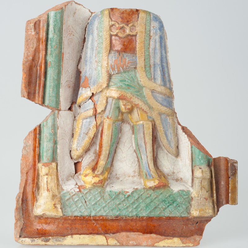 Kafel z postacią króla