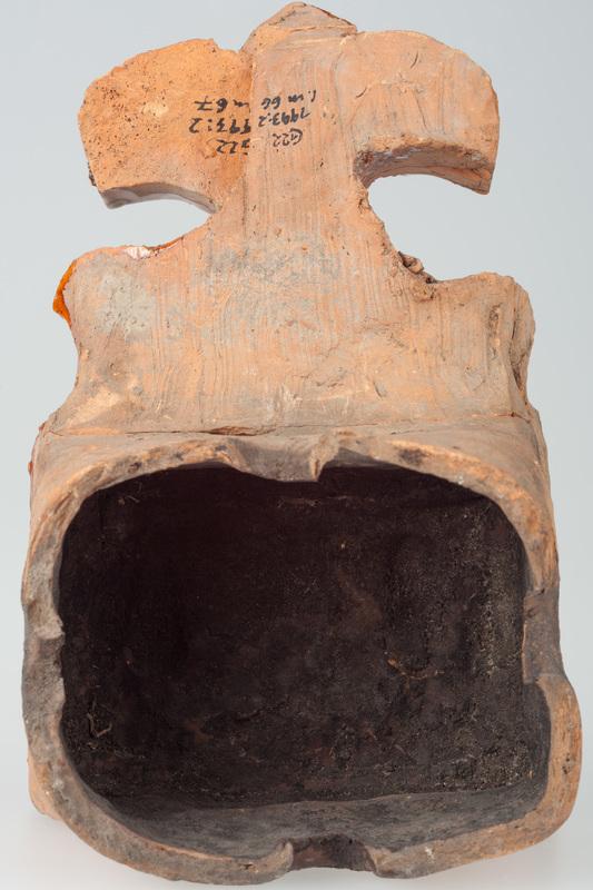 Kafel z rozetą w kółku z częścią w formie lilii