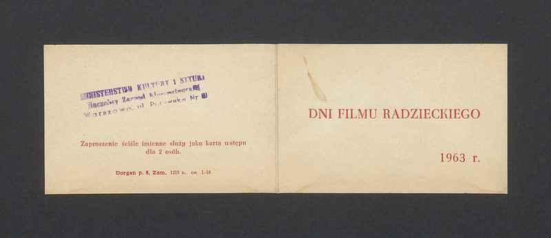 Zaproszenie na premierę filmu "Ewakuacja"