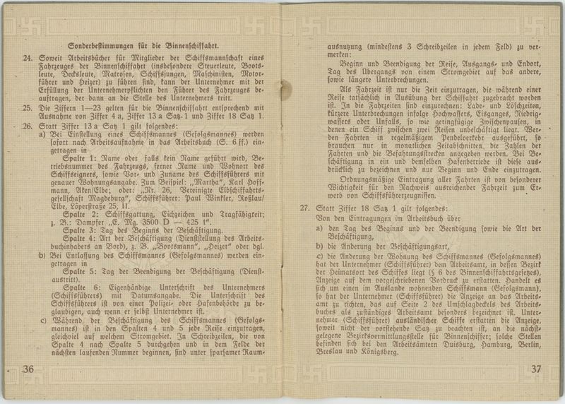 Arbeitsbuch na nazwisko Dietrich Wenner 