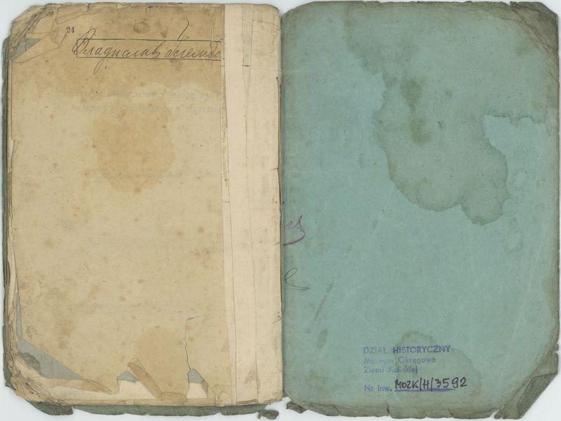 Rosyjska książeczka wojskowa Władysława Głębowskiego