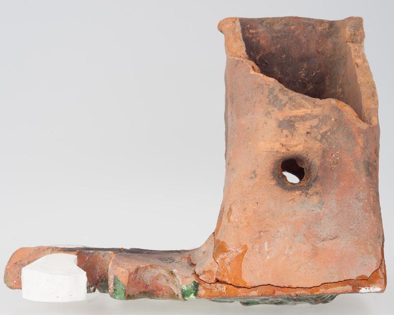 Kafel z wizerunkiem Jezusa Chrystusa i częścią w formie lilii