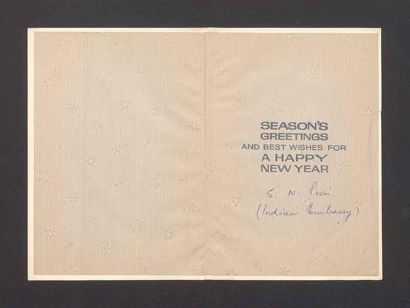 Season's greetings [...]