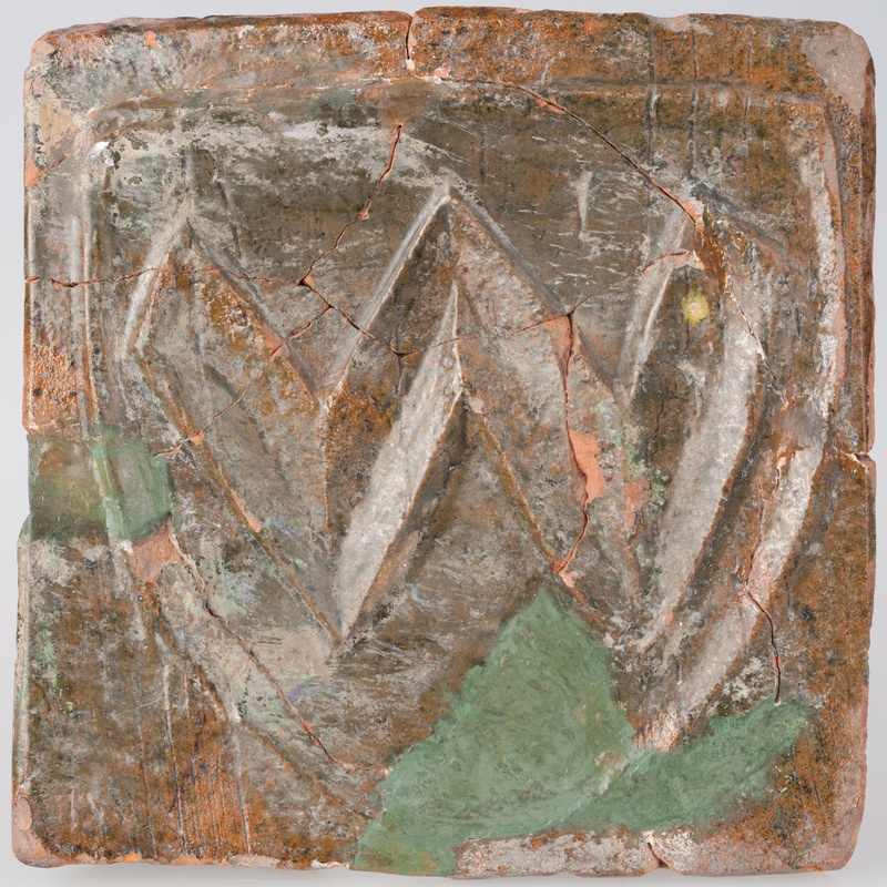 Kafel z herbem Awdaniec