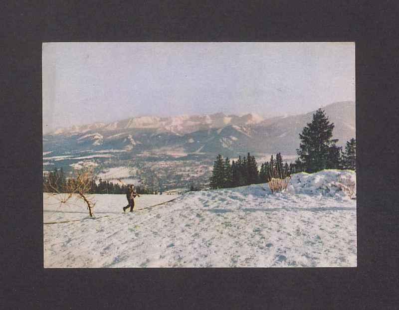 Widok z Gubałówki na Zakopane i Tatry