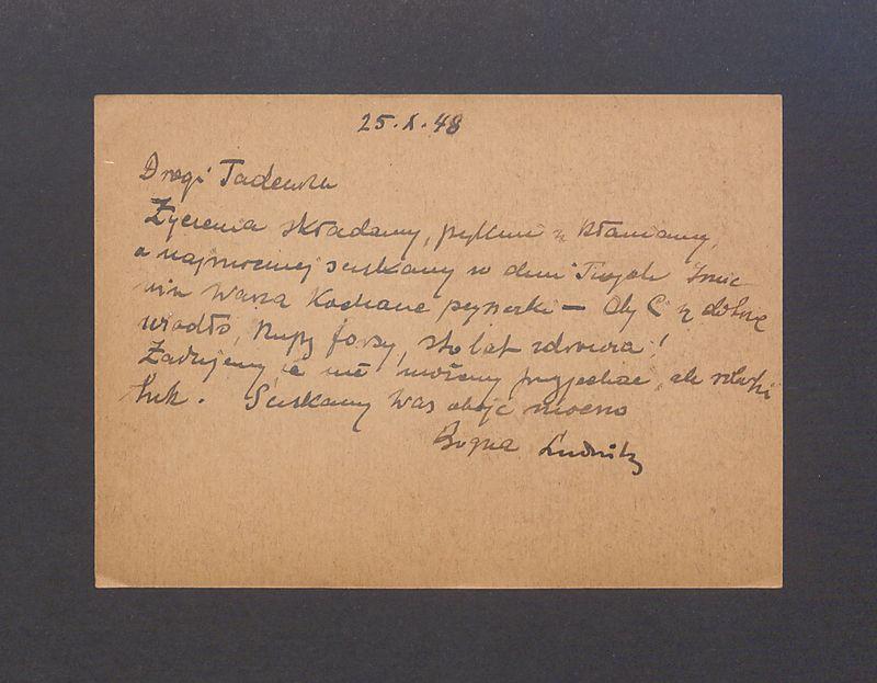 Drogi Tadeuszu, życzenia składamy [...]