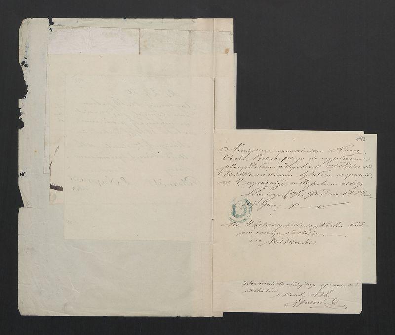 Dowody Usprawiedliwiające Rachunek Zgromadzenia Bednarzy w Mieście Stawiszynie uformowany za rok 1863, 1864 po dzień 11/23 Lipca 1865 r.