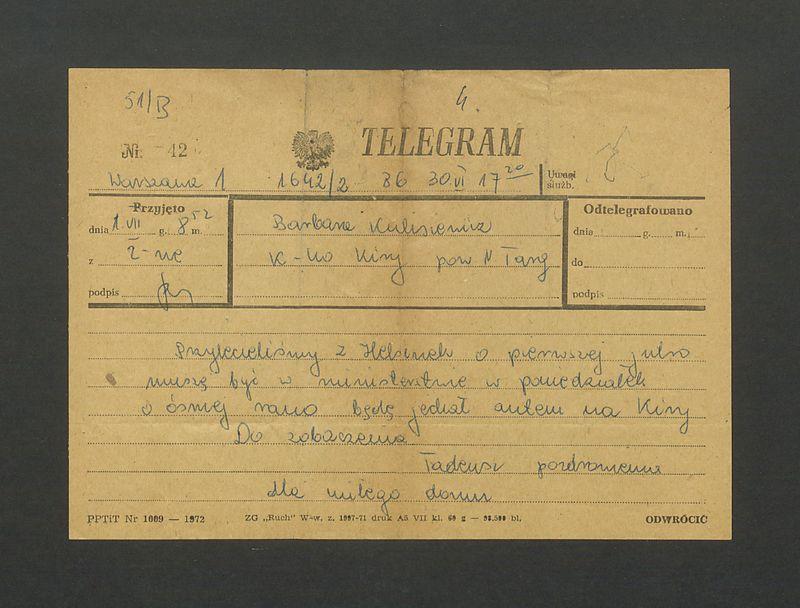 Przylecieliśmy z Helsinek [...]