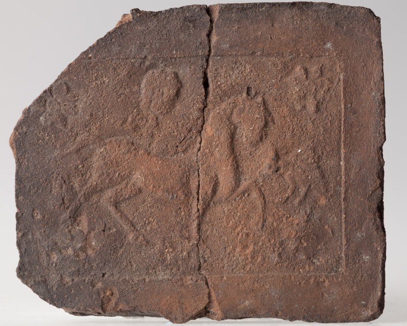 Płytka z wyobrażeniem św. Jerzego