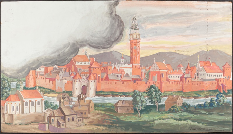 Panorama średniowiecznego Kalisza