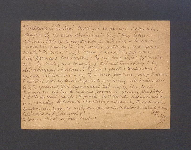 Wielmożni Państwo! Dziękuję za pamięć i życzenia [...]