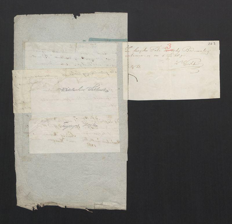 Dowody Usprawiedliwiające Rachunki Kasy Zgromadzenia Bednarzy w Mieście Stawiszynie uformowane z rok 1861/1862