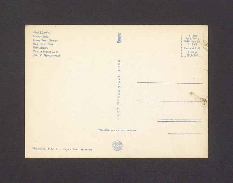 Warszawa. Nowy Świat