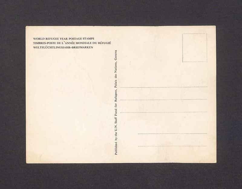 World refugee year postage stamps