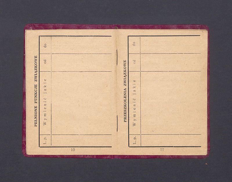 Związek Nauczycielstwa Polskiego: legitymacja 