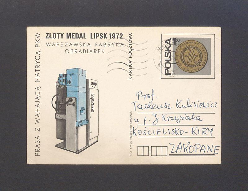 Drogi Tadeuszu, było nam niezmiernie miło Was odwiedzić [...]