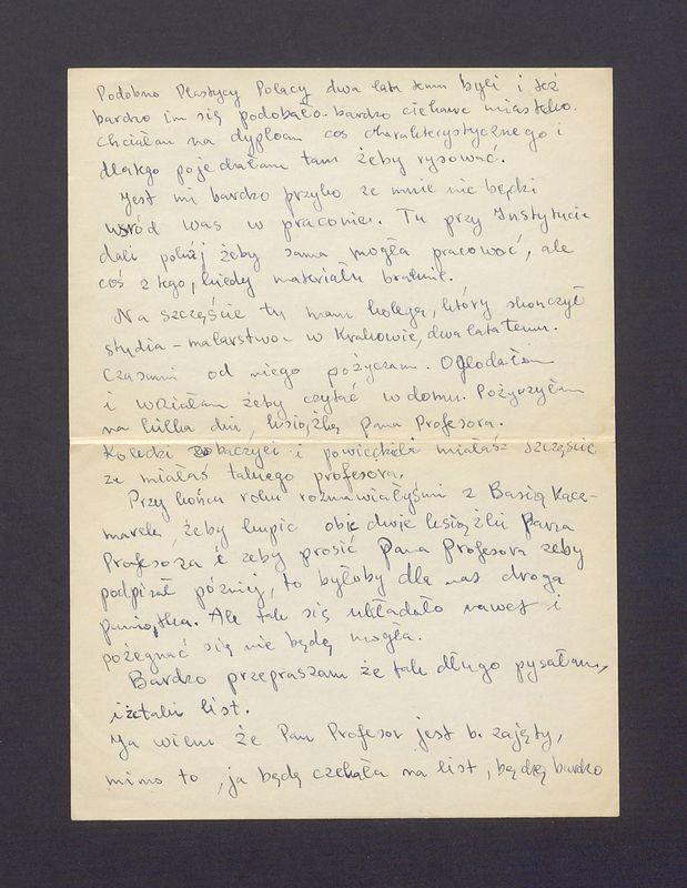 Kochany Profesorze [...]