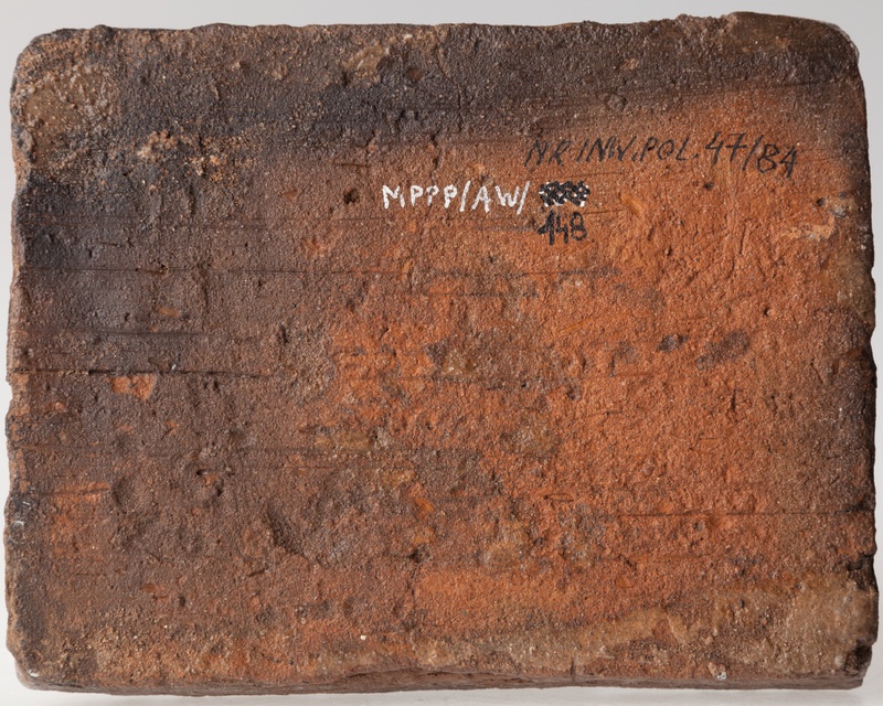 Płytka z wyobrażeniem gryfa i rozet