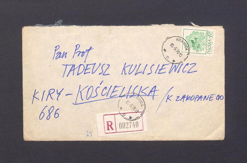 Koperta, nad. Cyprian Kościelniak