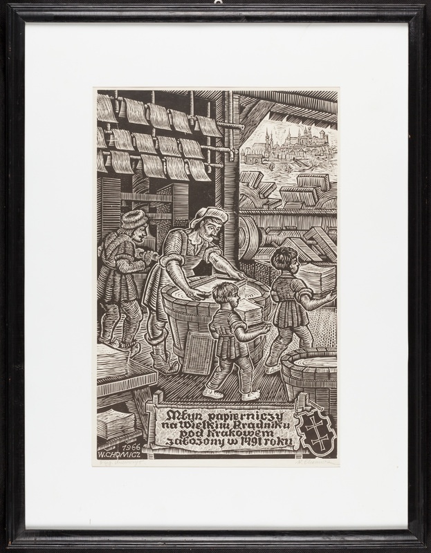 Młyn papierniczy na Wielkim Prądniku pod Krakowem założonym w 1491 roku